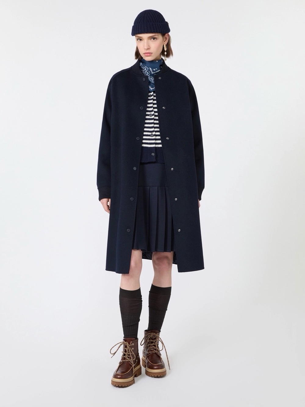 Cynthia Rowley wool black car length coat size 2X XXL